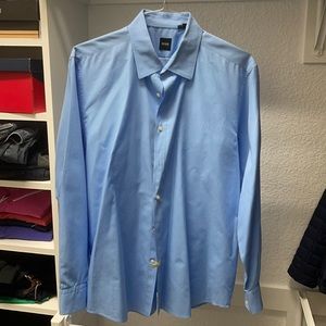 Men’s Hugo Boss Dress Shirt, light blue
